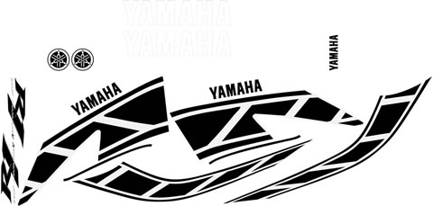 Yamaha R1 2006 Yellow Bike Graphics Kit